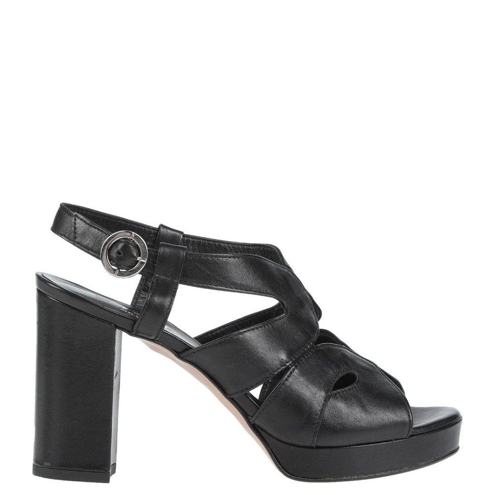 STELE Platform Sandals - Black Size 10.5/41IT